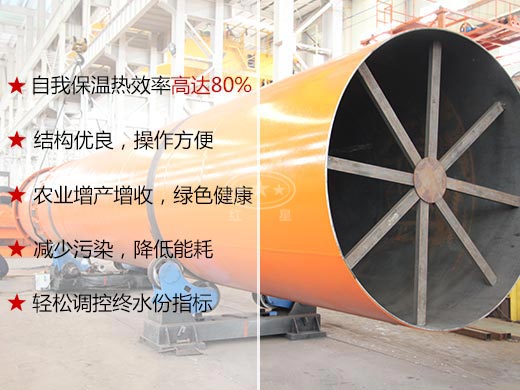 羊糞烘干機(jī)性能優(yōu)勢(shì)