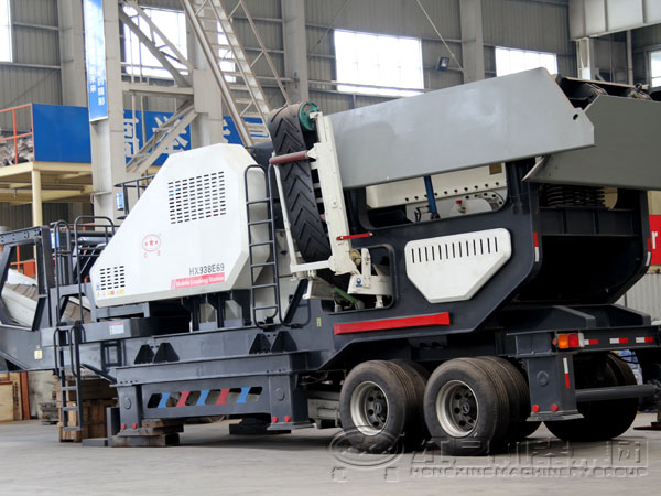 粗破輪胎移動(dòng)破碎站