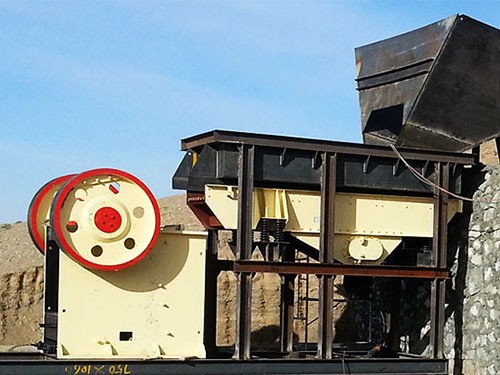 湖南顎式破碎機(jī)生產(chǎn)線案例現(xiàn)場(chǎng)