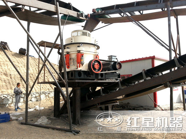 制砂生產(chǎn)線中的局部細節(jié)