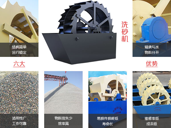 碎石灰洗砂機(jī)優(yōu)勢(shì)介紹 碎石灰洗砂機(jī)優(yōu)勢(shì)介紹