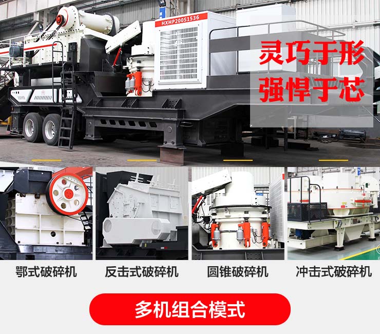 多種不同組合的移動破碎機都可以配備篩分系統(tǒng)