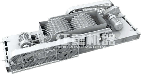 齒輥式破碎機(jī)工作原理