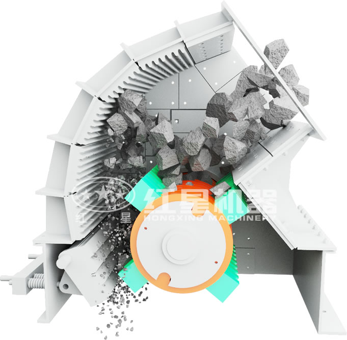 重錘式破碎機(jī)工作原理圖展示 重錘式破碎機(jī)工作原理圖展示