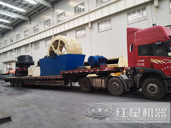 洗砂機設備即將啟程 洗砂機設備即將啟程