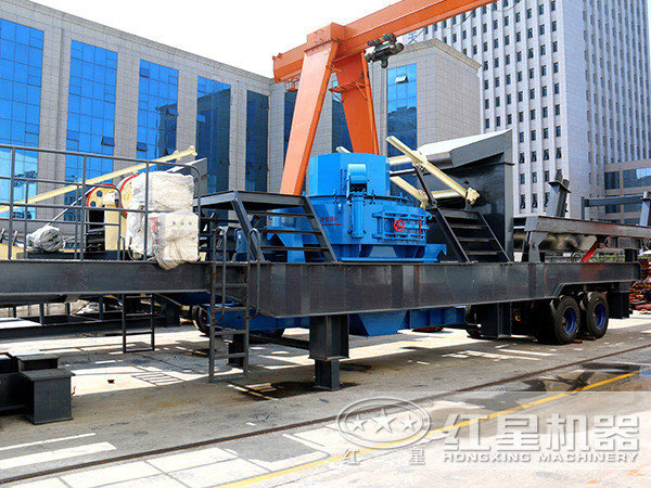 小型移動式制砂機英姿颯爽