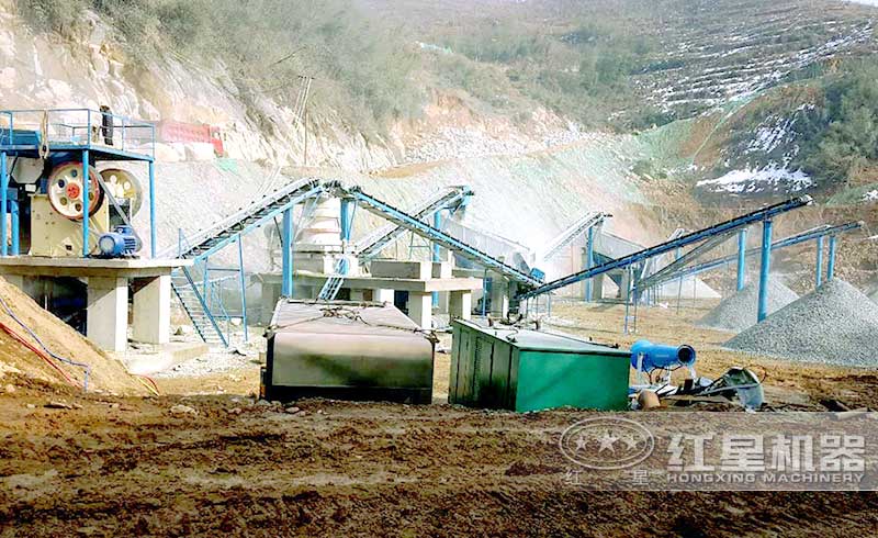 PE900-1200顎式破碎機加工現(xiàn)場