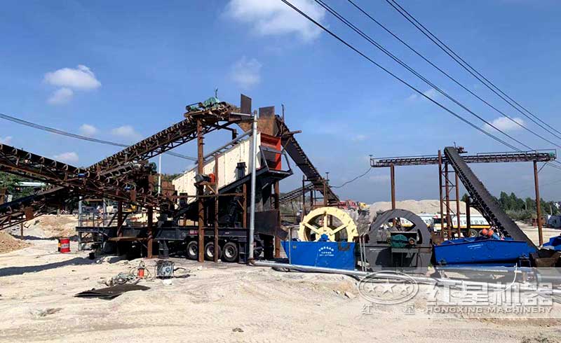 制沙洗沙現(xiàn)場(chǎng)