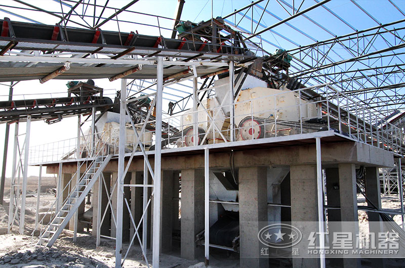 新型反擊式破碎機應(yīng)用現(xiàn)場