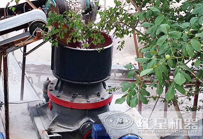 湖北黃岡單缸圓錐破碎生產(chǎn)線