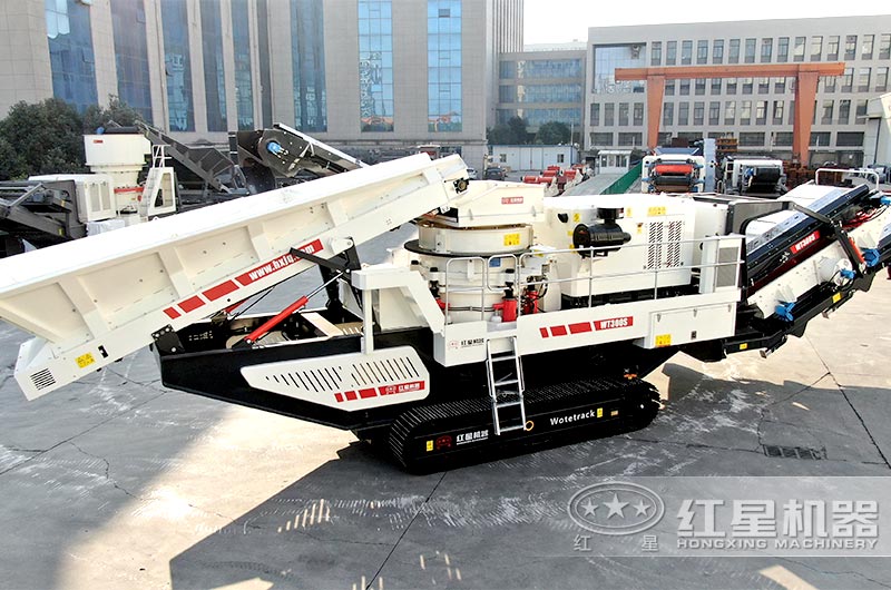 履帶移動圓錐式破碎站生產(chǎn)廠家實(shí)拍