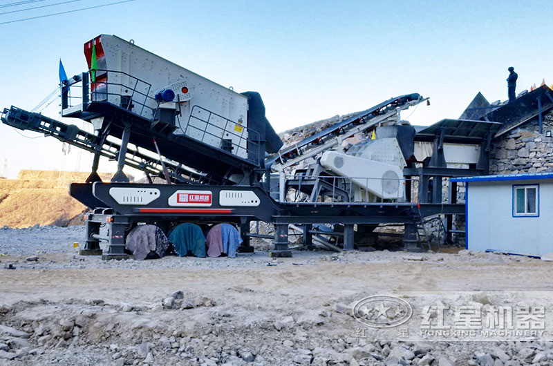 移動破碎站現(xiàn)場實拍