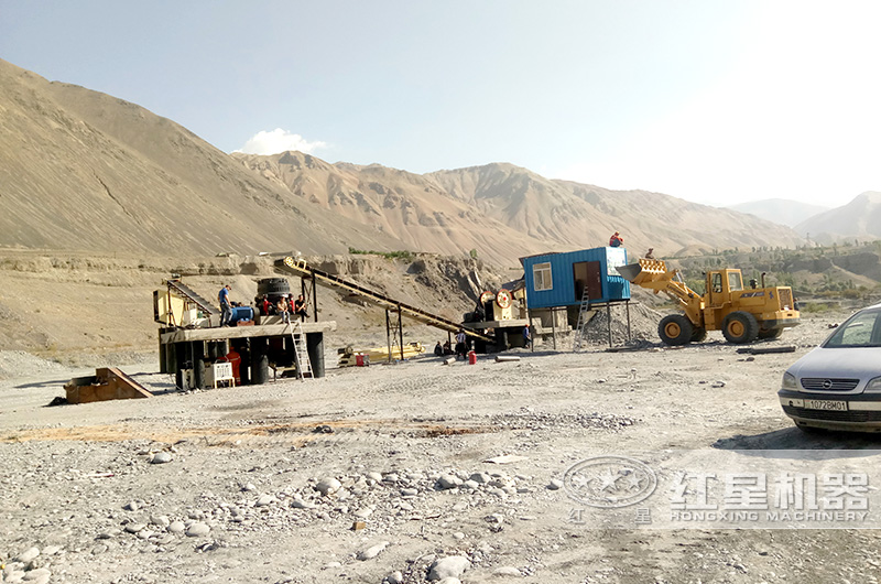 顎式破碎機(jī)+圓錐式破碎機(jī)系統(tǒng)