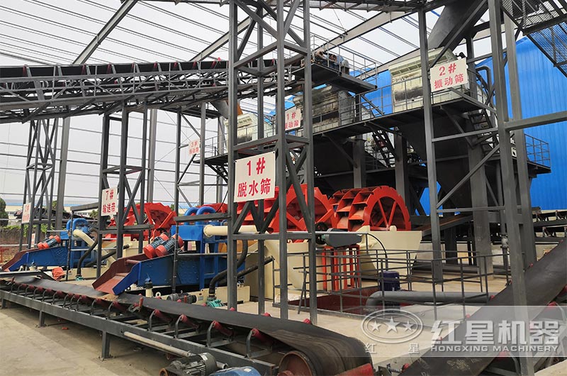 福建時產(chǎn)500噸制砂生產(chǎn)線